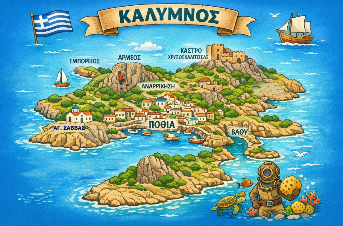 Χάρτης Καλύμνου